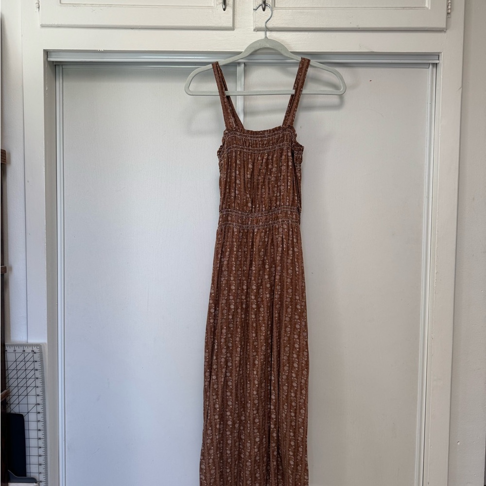 Brixton Balboa Linen Blend Maxi Dress